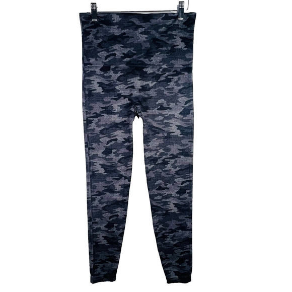 SPANX Look At Me Now Double Layer Waistband Jegging‎ In Black Camo Size L - Picture 2 of 9
